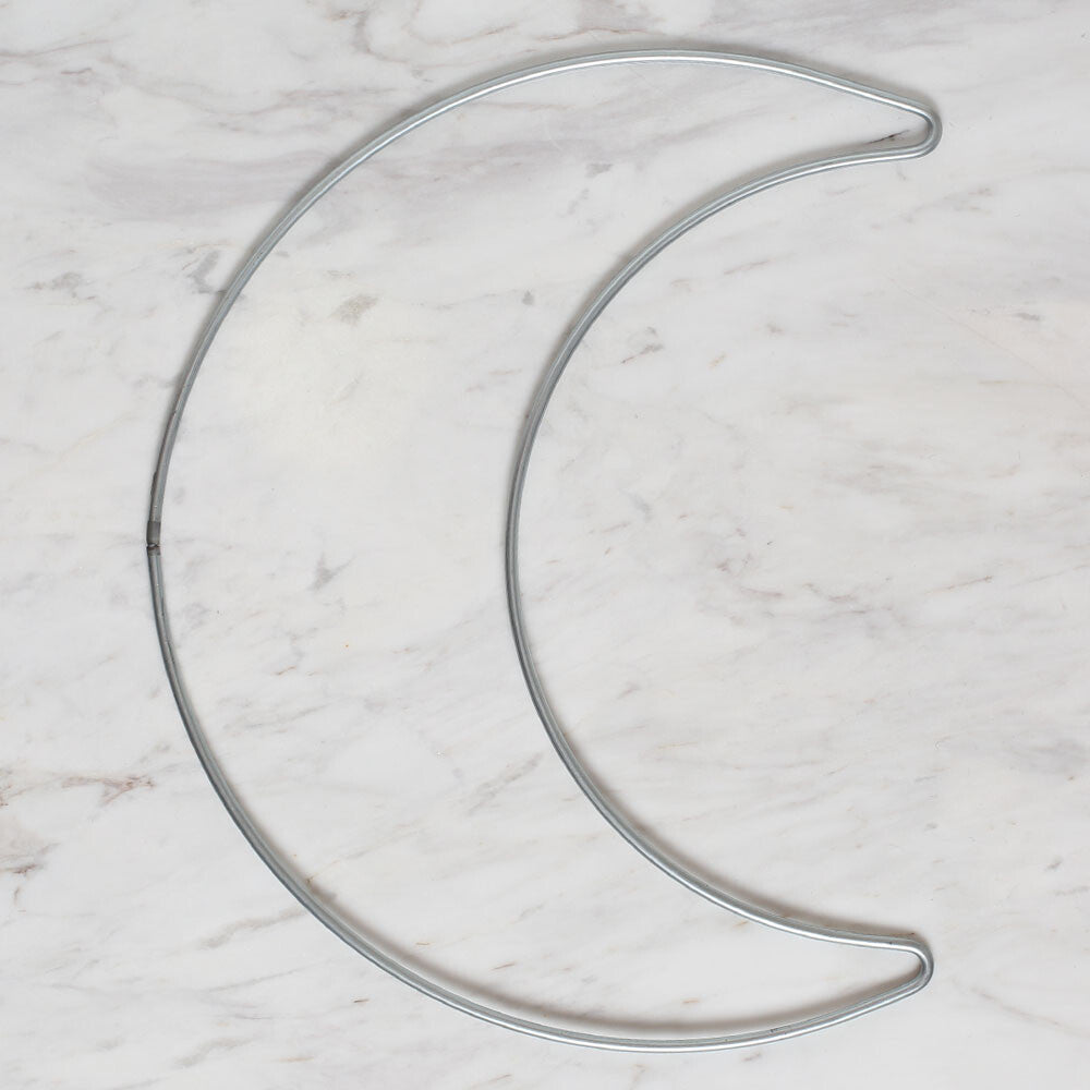 Loren Metal Ay 29,5 cm Makrome Halkası